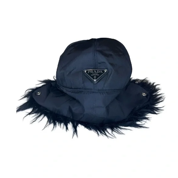 PRADA FAUX FUR HAT (UNISEX) - Picture 2 of 7